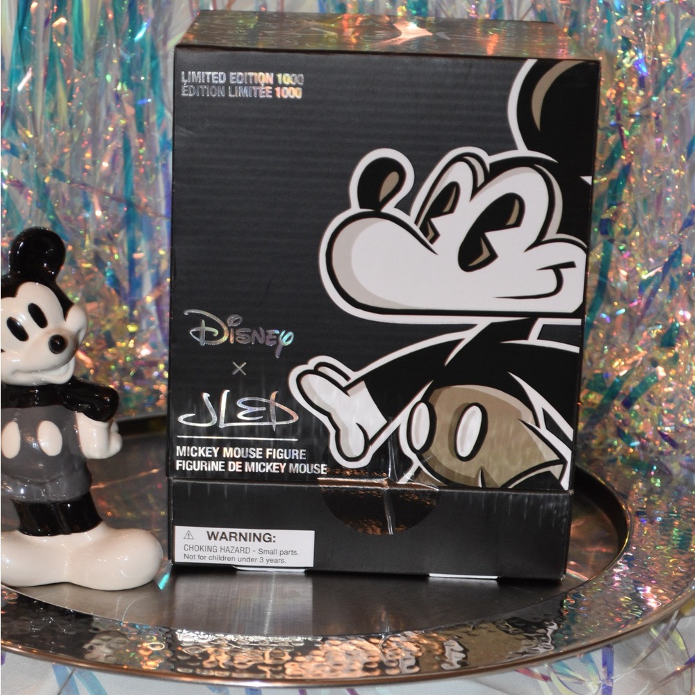 JLED X Disney Black & White Mickey vinyl figure